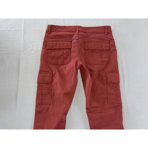 Prana Meme Stretch Nylon Cargo Pants. Rust Red, Women's Size 6. EUC!! - Picture 8 of 9